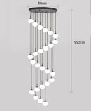 Axyaa Modern Pendant Light Chandelier LED Ceiling Lamp for Indoor Dining Room
