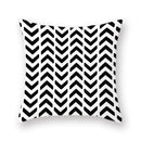 Axyaa Abstract Geometry Letter Print Cushion Cover - 45x45cm