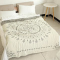 Axyaa Cotton Air-conditioning Bedspread Comforter for Twin Queen Size Bed