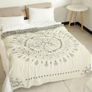 Axyaa Cotton Air-conditioning Bedspread Comforter for Twin Queen Size Bed