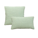 Axyaa Chenille Flower Embroidered Throw Pillow Case, 45X45, Living Room Sofa Bedroom Decor