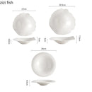 Axya Ceramic Deep Soup & Salad Plate Set for Restaurants & Desserts