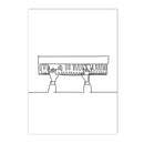 Axyaa Nordic Piano Music Notes Wall Art Poster - Black White Canvas Print