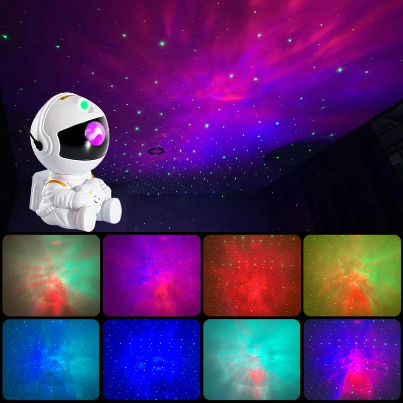 Axyaa Starry Projector Night Light: Astronaut Galaxy Sky Lamp for Home Decor, Kids Gift
