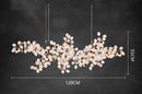Axyaa Modern Pendant Light LED Chandelier Ceiling Lamp for Indoor Dining Room