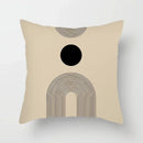 Axyaa Abstract Pattern Cushion Cover - 45*45cm Polyester Pillowcase