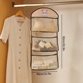 Axyaa Hanging Mesh Storage Bag - Multi-Purpose Closet Organizer