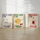 Axyaa Kitchen Food Print Canvas Painting Poster for Living Room Home Decor