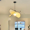 Axyaa French Vintage Potato Chip Fabric LED Pendant Chandelier