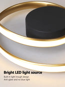 Axyaa Nordic Style LED Ceiling Lamp - Modern and Creative Bedroom Lighting