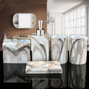 Axya Marble Ink Pattern Bathroom Accessories Set