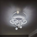 Axyaa Modern LED Acrylic Ceiling Lights for Home and Shop Decor