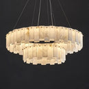 Axyaa Luxury Marble LED Chandelier for Dining Room