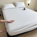 Axyaa Knitted Cotton Waterproof Fitted Bed Sheet Mattress Protector