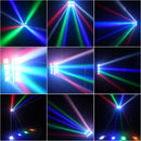 Axyaa RGBW LED Moving Head Mini Spider Lights for DJ Disco Party
