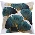 Nordic Leaves Pattern Cushion Covers for Home Decor by Axyaa