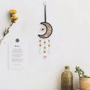 Axyaa Moon Crystal Pendant Sun Catcher Garden Car Decoration
