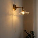 Axyaa Modern Copper LED Wall Sconce Light Fixture for Hallway and Bathroom
