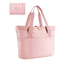 Axyaa Foldable Zipper Tote Bag - Women's Waterproof Shoulder Handbag for Travel & Work