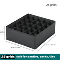 Axyaa Socks Underwear Organizer: Washable Drawer Storage Box for Lingerie, Bras, Socks, Leggings