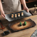 Axyaa Large Ceramic Sushi Plate - Dim Sum Serving Platter