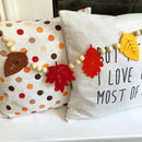 Axyaa Autumn Leaf Garland Maple Hanging Banner for Harvest Home Decoration