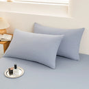 Axyaa Solid Color Washed Cotton Pillowcase Set • Single • 48x74cm