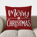 Axyaa Christmas Snowflake Pillow Cover for Sofa, Bedroom, Car - Festive Home Decor