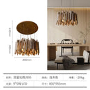 Axyaa Solid Wood LED Pendant Light for Living Room, Study Room Indoor Decor