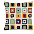 Geometric Pattern Pillow Covers by Axyaa for Sofa, Bedroom, Car - Digital Print, Stylish