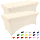 Axyaa Stretch Spandex Tablecloth for Outdoor Events, Weddings, and Parties