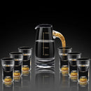 Axyaa 7-Piece Transparent Phnom Penh Wine Glass Set