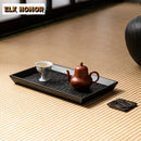 Axyaa Cherry Wood Tea Mat Tray for Serving Tea - Retro Japanese Design