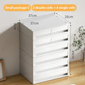 Axyaa 6-Tier Desk Organizer with Drawers and Dividers for Office, Jewelry, Cosmetics, and More