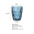 Axyaa 240ml Water Glass Set for Cold Drinks, Family and Friends Party