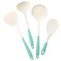 Axyaa Silicone Kitchenware Utensils Set - Pot Shovel, Leaky Spoon, Soup Ladle, Cooking Tools