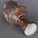Axyaa Qing Yongzheng Gold Enamel Bird & Flower King Vase, 27cm Large