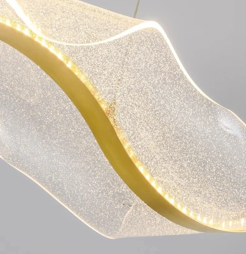 Axyaa Nordic LED Pendant Light for Home Decoration and Kitchen, Dimmable Acrylic Fixture