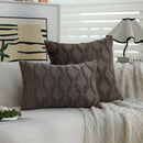 Axyaa Nordic Dark Gray Pillow Cover 30x50cm for Sofa Living Room