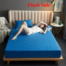 Axyaa Antibacterial Waterproof Mattress Protector - Padded, Non-Slip, Urine-Proof Cover