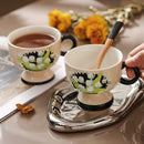 Axyaa Lily of The Valley Ceramic Coffee Cup - High Value Niche Cup
