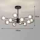 Axyaa Modern LED Chandelier Pendant Ceiling Light for Indoor Dining Room