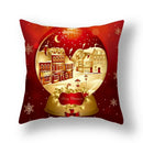 Axyaa Festive Christmas Pillow Case for Sofa Decor Merry Xmas Cushion Cover