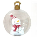 Axyaa Inflatable 3D Christmas Ball Snowman Santa Claus Xmas Tree Decoration Ball