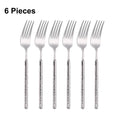 Axyaa Stainless Steel Cutlery Set with Hammer Pattern Handle