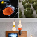 Axyaa Artistic Glass Lollipop Chandelier - Colorful Luxury Ceiling Fixture