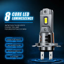 Axyaa Mini 54W 20000LM H7 LED Headlight Bulb 6000K CSP for Car Headlamp