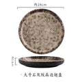 Axyaa Japanese Ceramic Plate Set for Breakfast, Steak, or Western Cuisine