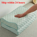 Axyaa Waffle Latex Pillow: Cervical Spine Support for Better Sleep