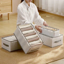 Axyaa White Pants Jeans Drawer Organizer Cabinet - Wardrobe Storage System